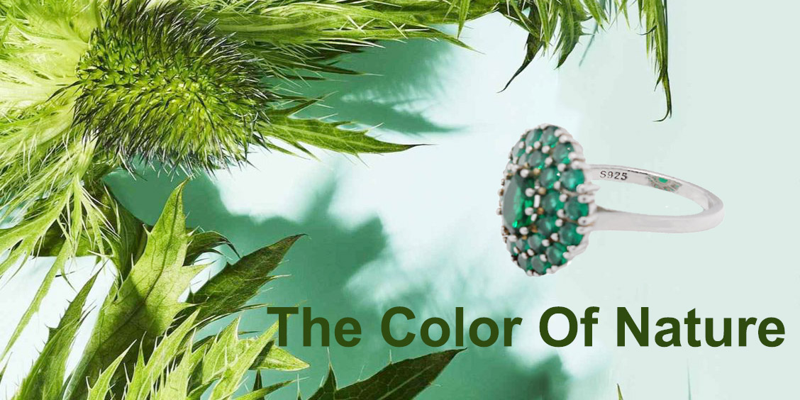 Green: The Color of Nature - Wholesale 925 Sterling SilverJewelry Collection